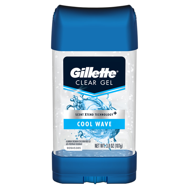 GILLETTE CLEAR GEL SPORT  5X4OZ