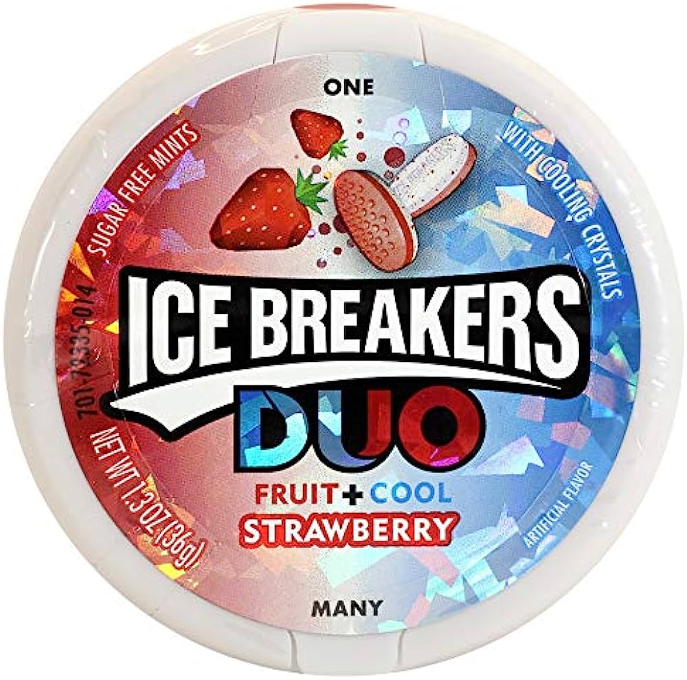 ICE BREAKERS DUO STRAWBERRY  24X8CT