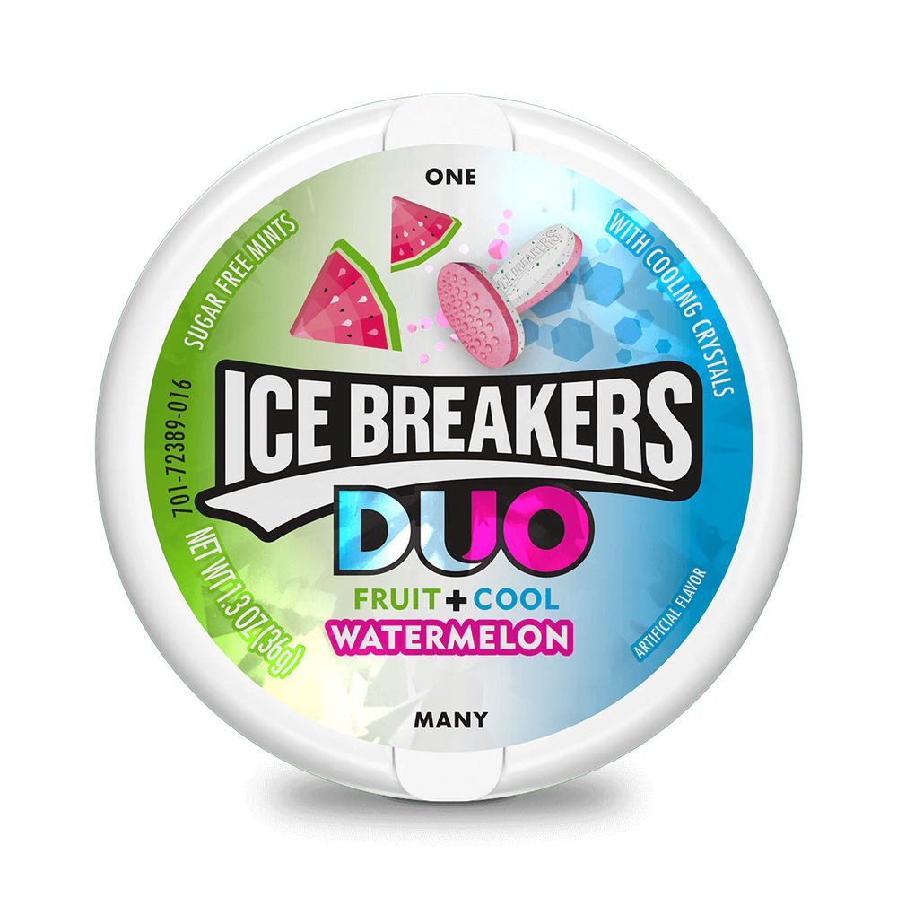 ICE BREAKERS DUO WATERMELON   24X8CT