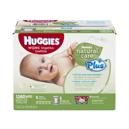 HUGGIES BABY WIPES 1160CT 5X232 1PC