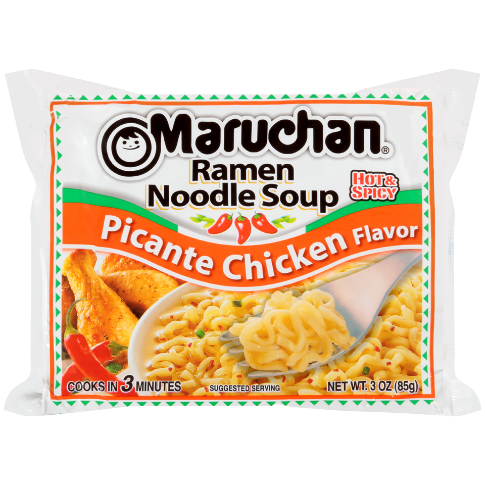 MARUCHAN RAMEN NOODLE CHICKEN PICANTE  24X3OZ