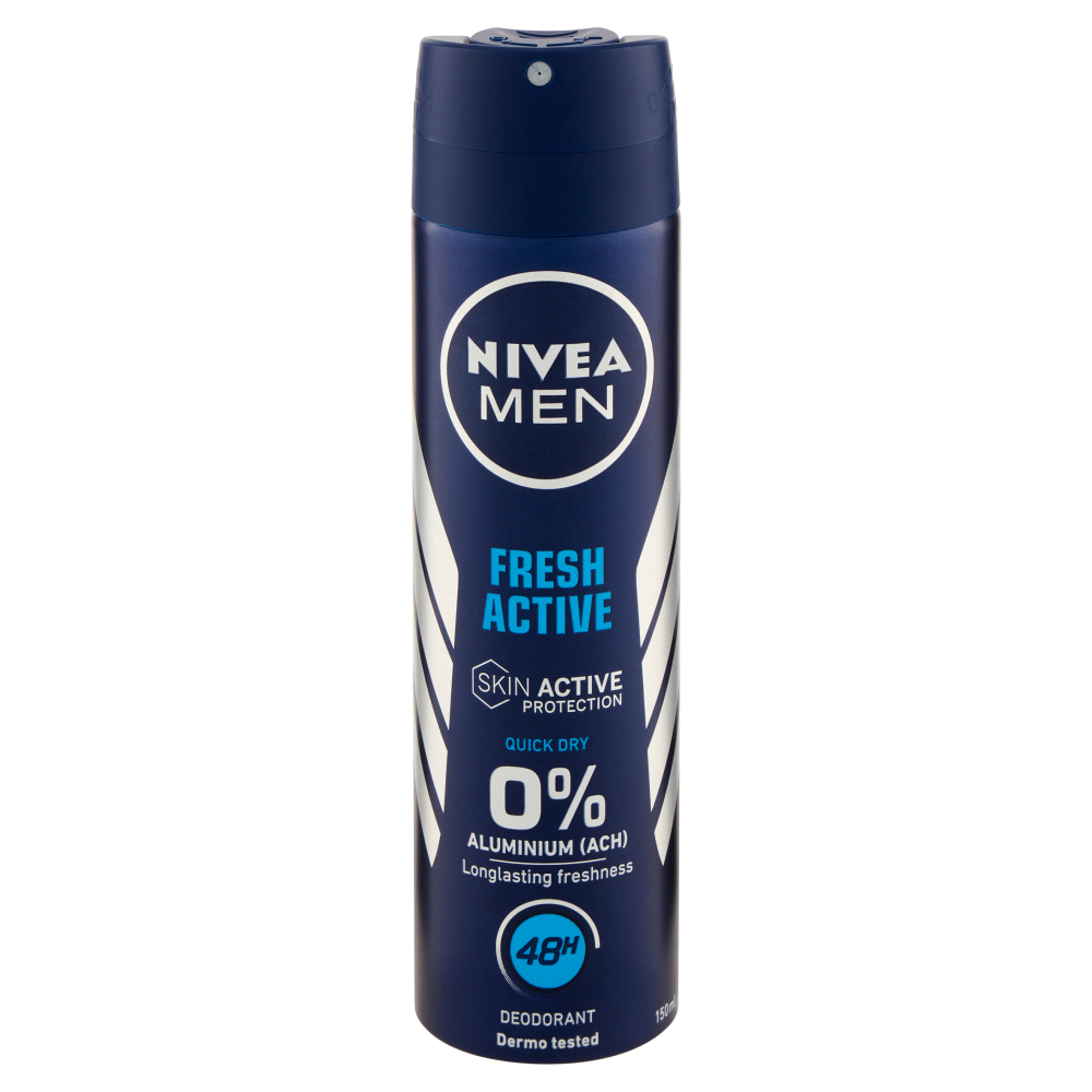 NIVEA DEODRANT SPRAY MEN FRESH  6X150ML