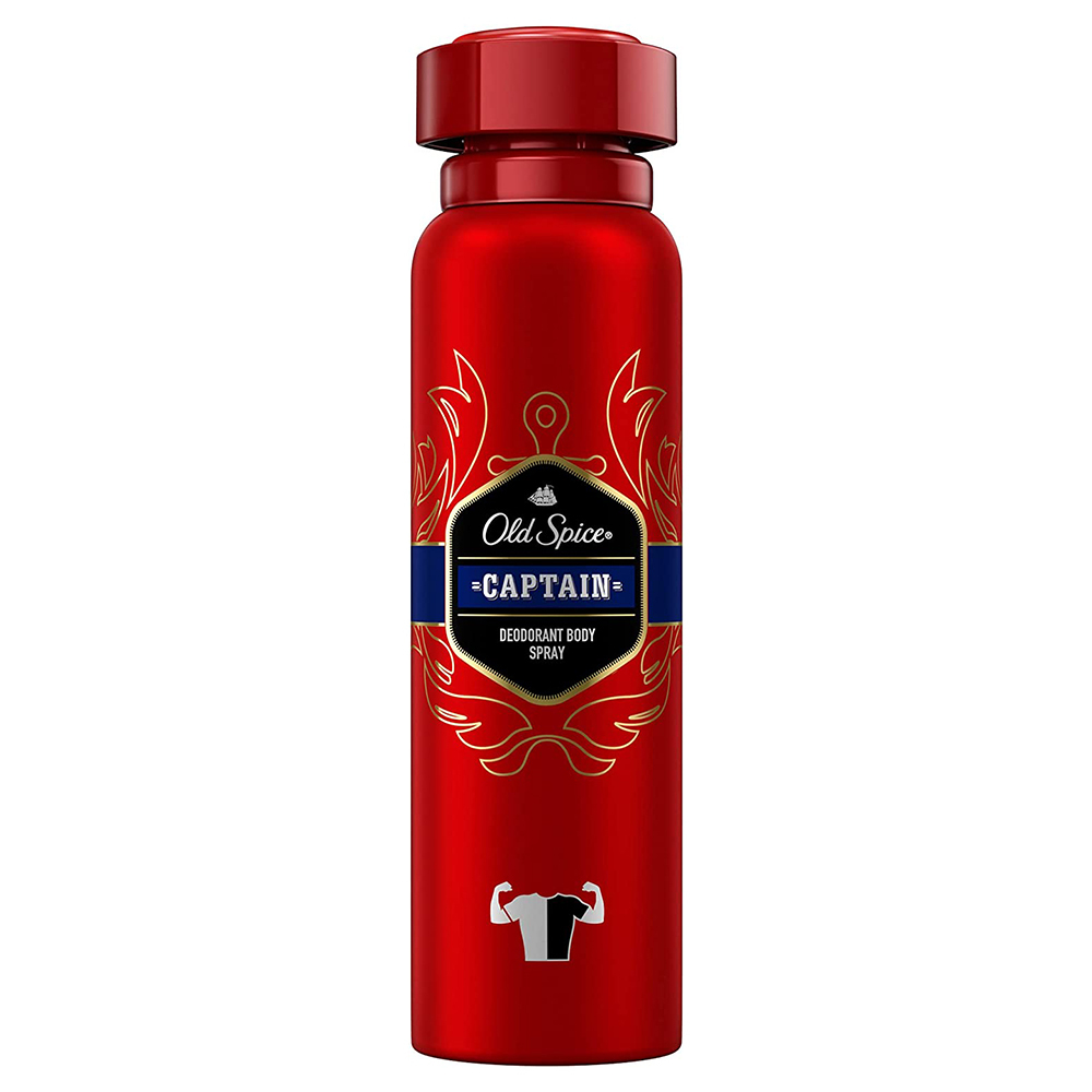 OLD SPICE DEODRANT SPRAY CAPT   6X150ML