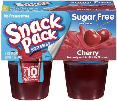 SNACK GEL CHRY S.F  12X14OZ