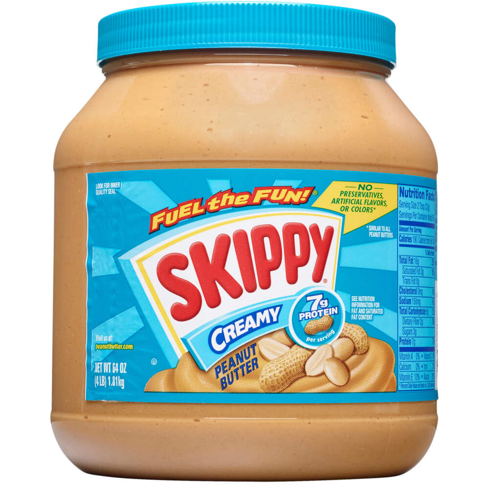 SKIPPY PEANUT BUTTER CREAMY  6X64OZ