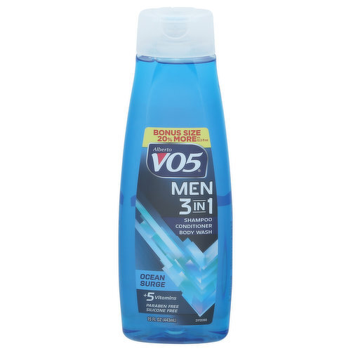 VO5 SHAMPOO MEN 3 IN 1  12X15OZ