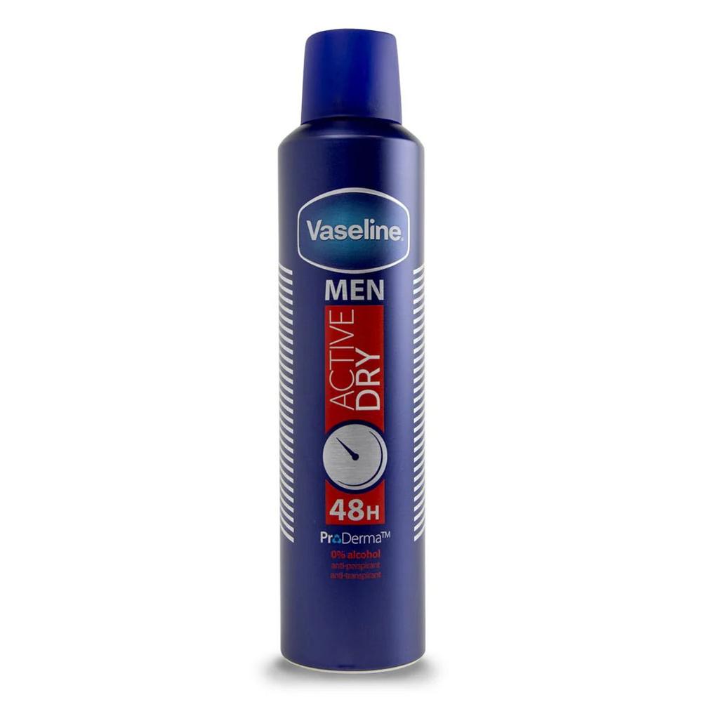 VASELINE DEODRANT SPRAY ACTIVE  6X250ML