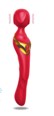 SEX TOYS VANESSA VIBRATOR RED BAT-AVD005 1PC