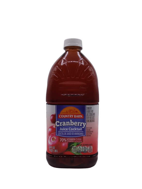 COUNTRY BARN CRANBERRY JUICE  8X64OZ