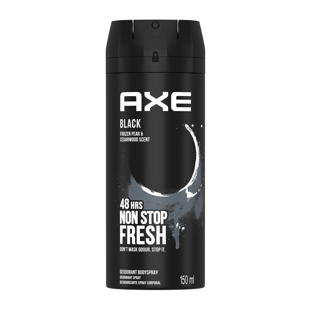 AXE DEODRANT SPRAY BLACK  12X150ML