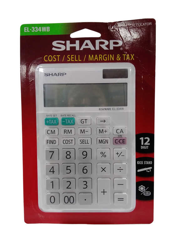 SHARP CALCULATOR EL334W 1PC