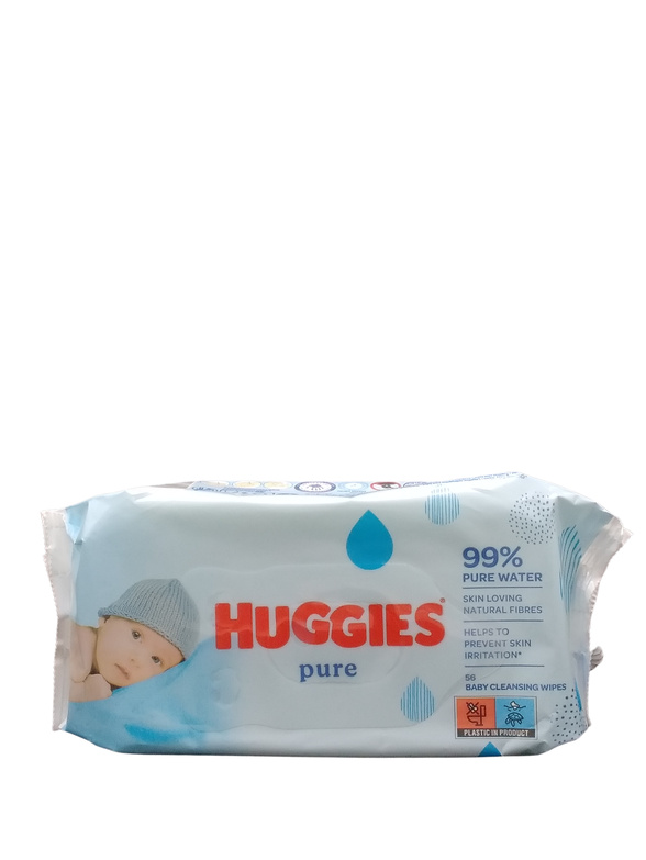 HUGGIES WIPES PURE  10X56CT