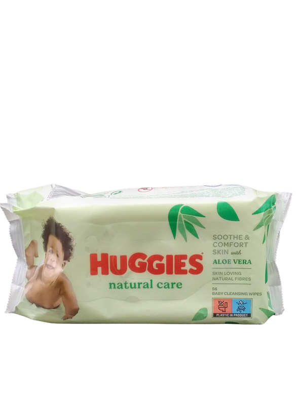 HUGGIES WIPES ALOE  10X56CT