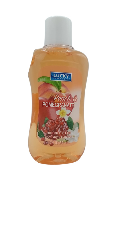 LUCKY BUBBLE BATH POM & PCH  12X20OZ