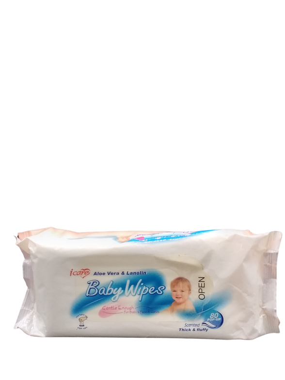 ICARE BABY WIPES ALOE  24X80CT