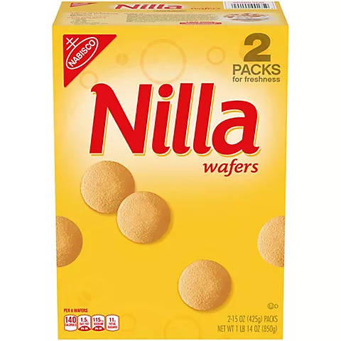 NABISCO NILLA WAFFERS  2X15OZ BOX