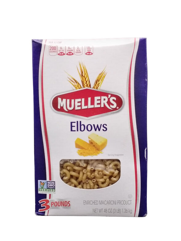 MULLERS PASTA ELBOWS  8X48OZ