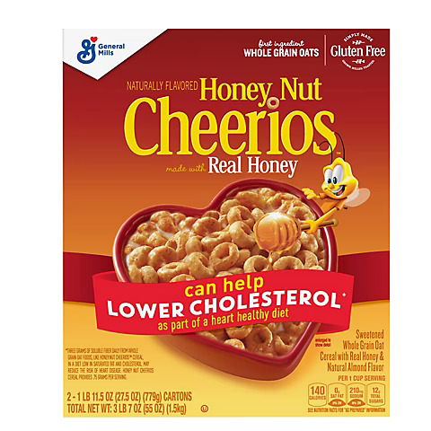 GENERAL MILLS CHEERIOS  HONEY NUT  55OZ