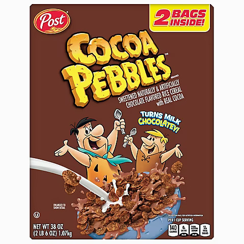 POST COCOA PEBBLES  38OZ