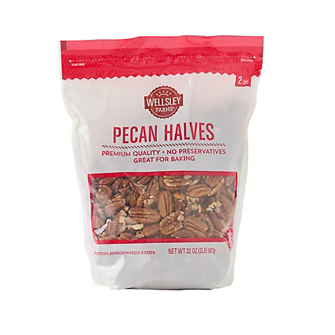 WESLEY FARMS PECAN HALVES  32OZ