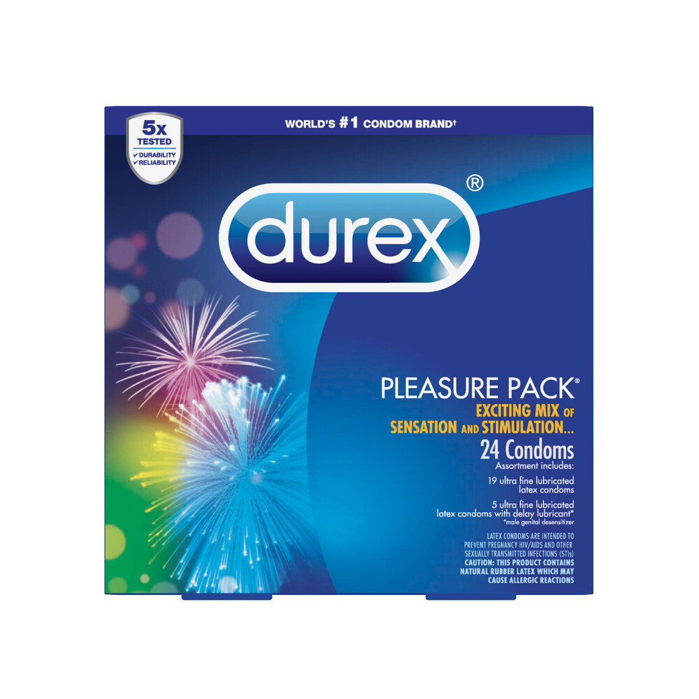 DUREX CONDOM PLEASURE  18X24CT