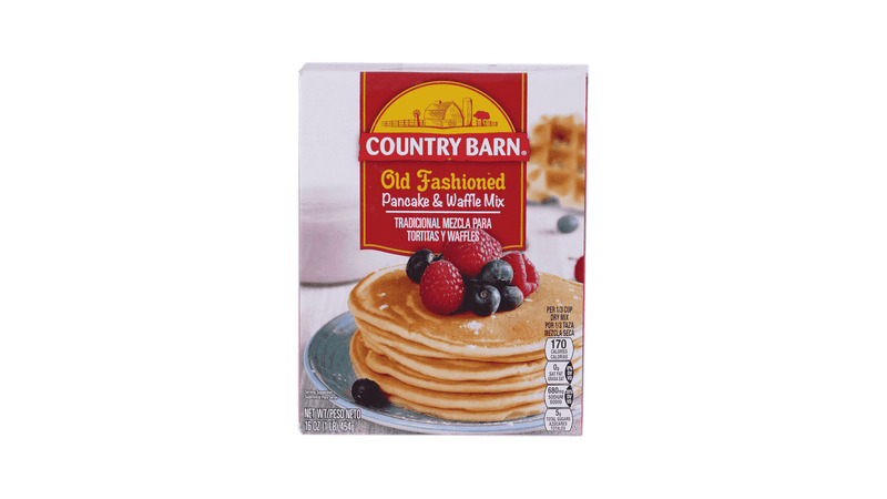 COUNTRY BARN PANCAKE MIX  12X16 OZ