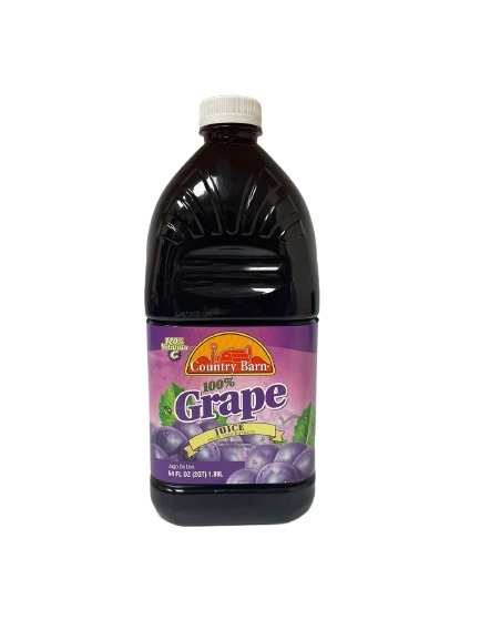 COUNTRY BARN GRAPE JUICE 8X64OZ