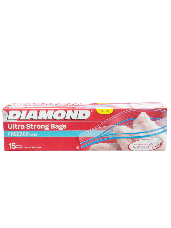 DIAMOND BAG FRZR GAL  12X15CT