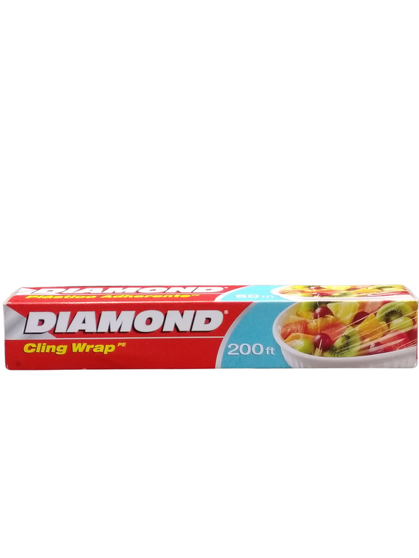 DIAMOND PLASTIC CLING WRAP  24X200'