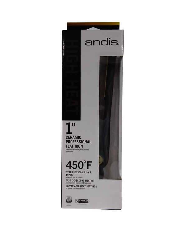 ANDIS FLAT IRON CERAMIC 1"67095 1PC