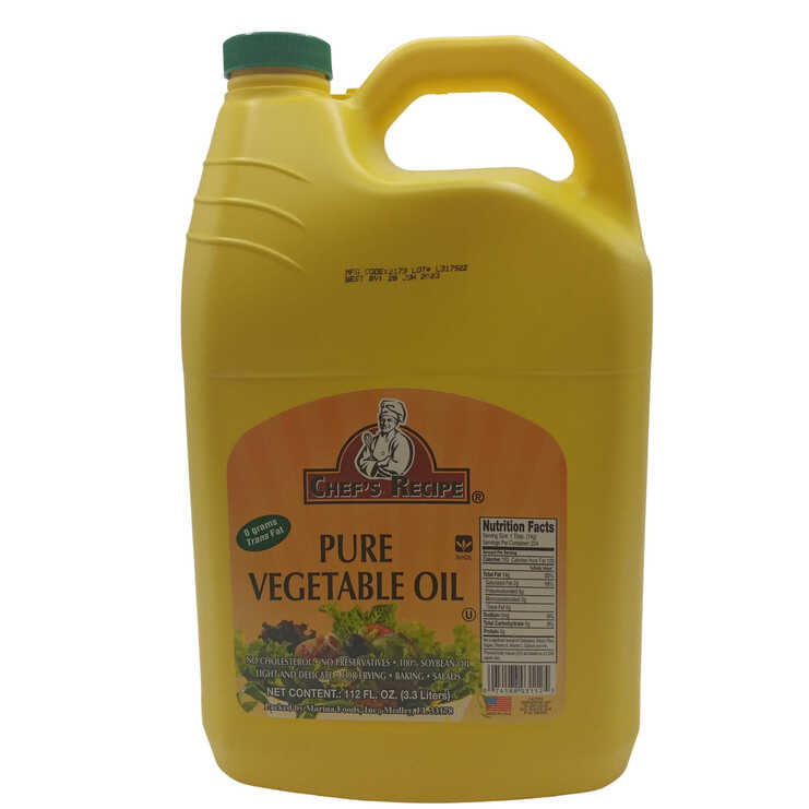 CHEF RECEIPE VEGETABLE OIL  6X112OZ