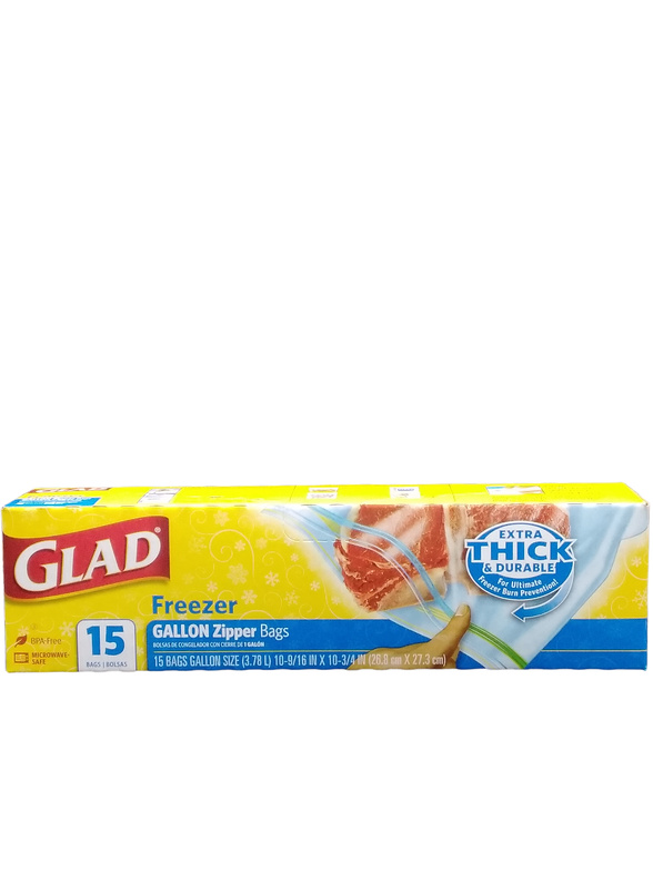 GLAD FREEZER GAL  12X15CT