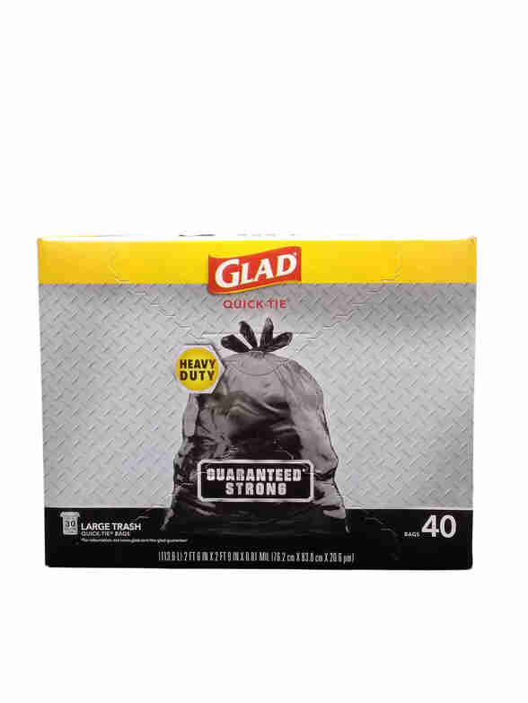 GLAD TRASH QT 30 GAL  4X40CT