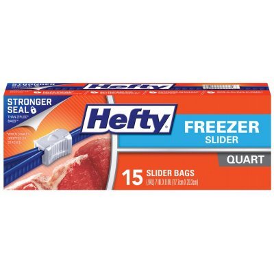 HEFTY BAG FREEZER QRT 9X15CT