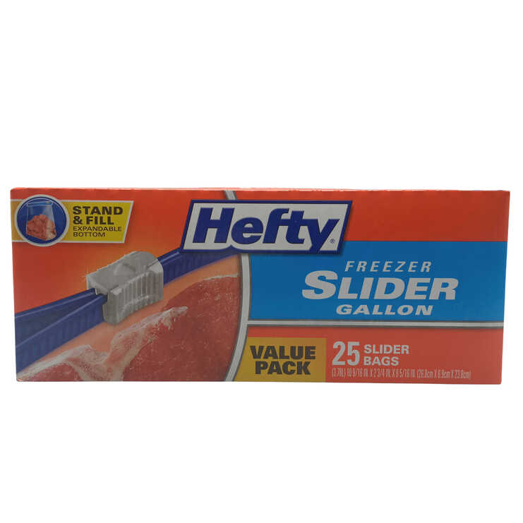 HEFTY BAG FREEZER GAL  9X25CT