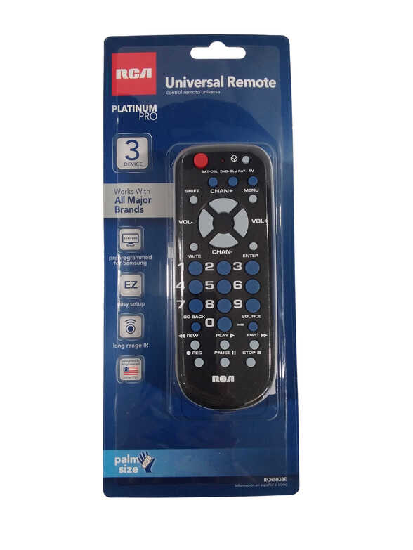 RCA REMOTE UNIVERSAL RCR503 BE 1PC