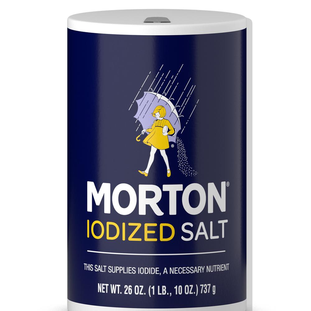 MORTON IODIZED SALT  24X26OZ
