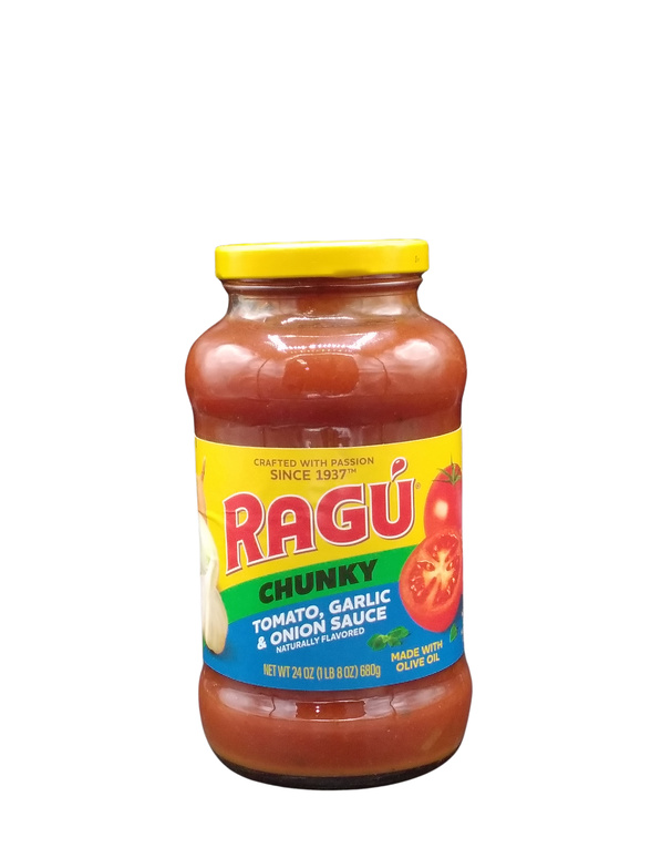 RAGU PASTA GAR+ONI  12X24OZ