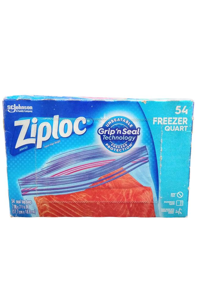 ZIPLOC FRZ BAGS  4X54CT