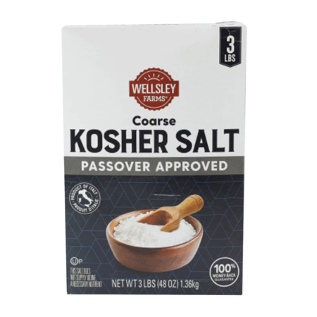 WESLEY FARMS KOSHER COURSE SALT  48LB