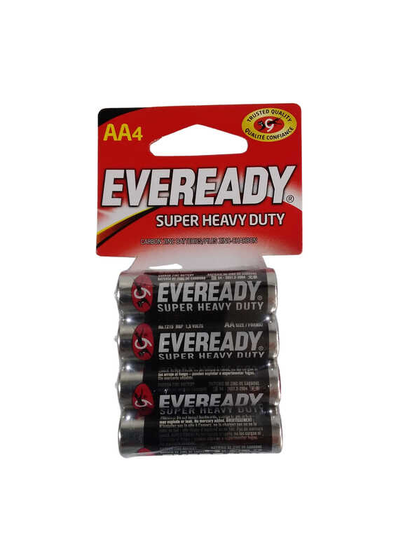 EVEREADY BATTERY AA4  24X4CT