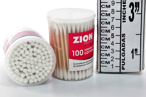 NM COTTON SWAB ZN-270 100 PCS  100 PCS 