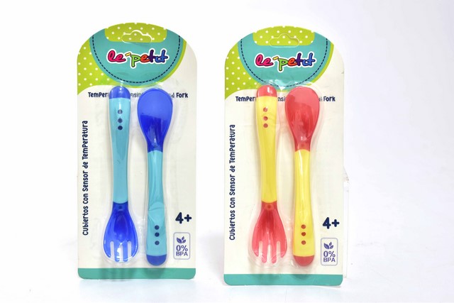 NM BABY SPOON + FORK LP-9850 