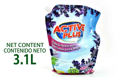 ACTIVE FABRIC SOFTENER LAVANDER 4X3.1L 4X3.1L