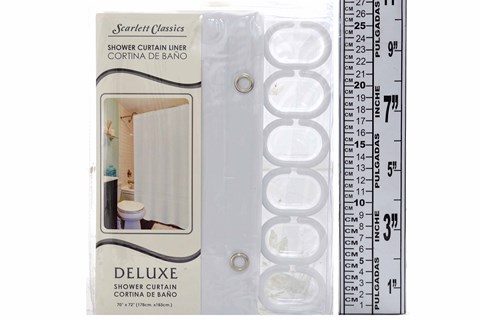 NM CURTAIN SHOWER SC-LIN23WHITE 
