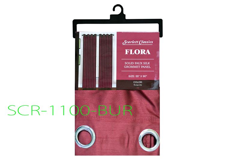 NM CURTAIN 55X90 BURGANDY SCR1100 