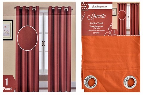 NM CURTAIN 55X90 RUST SCR-3074 