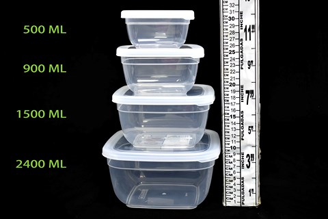 NM FOOD CONTAINER SET 4PCS ASD077 