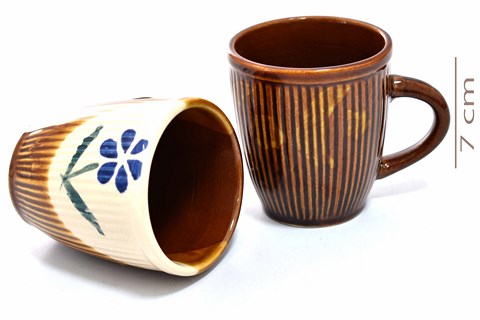 NM PORCELAIN MUGS 4OZ-ZEBRA 12CT 