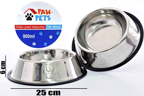 NM PET BOWL SS 26CM PAW1065 